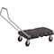 Rubbermaid Commercial Utility Duty Triple Trolley, Plastic; Structural Foam, 500 lb Load Capacity, 20.5" W, 32.5" H RCP440100BK - alternate 7
